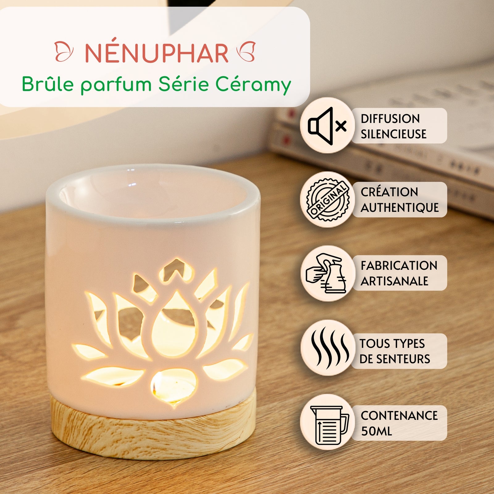 Brûle parfum Nénuphar