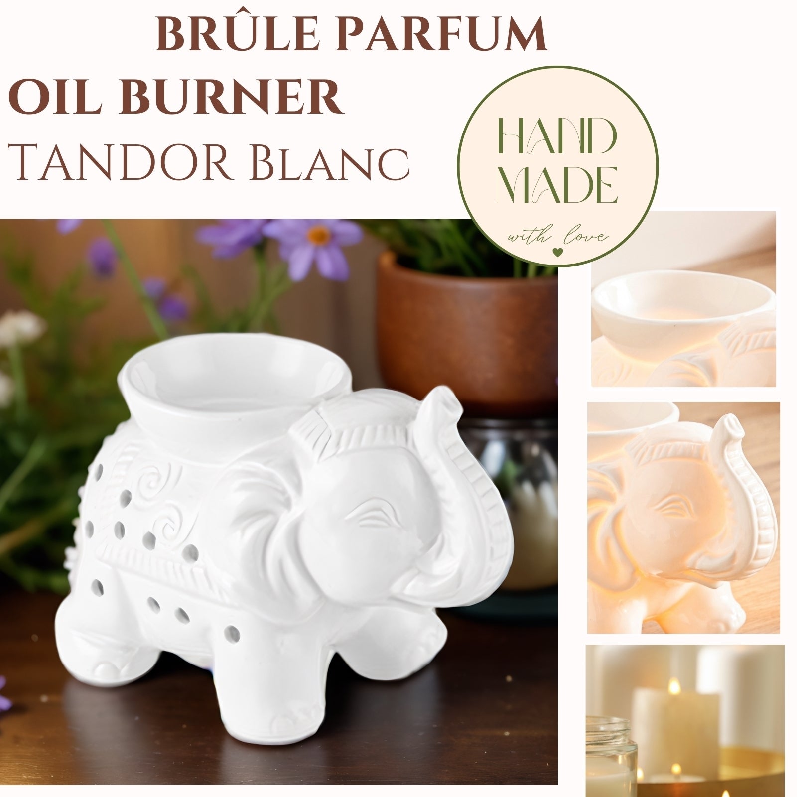 Brûle parfum Tandor Blanc