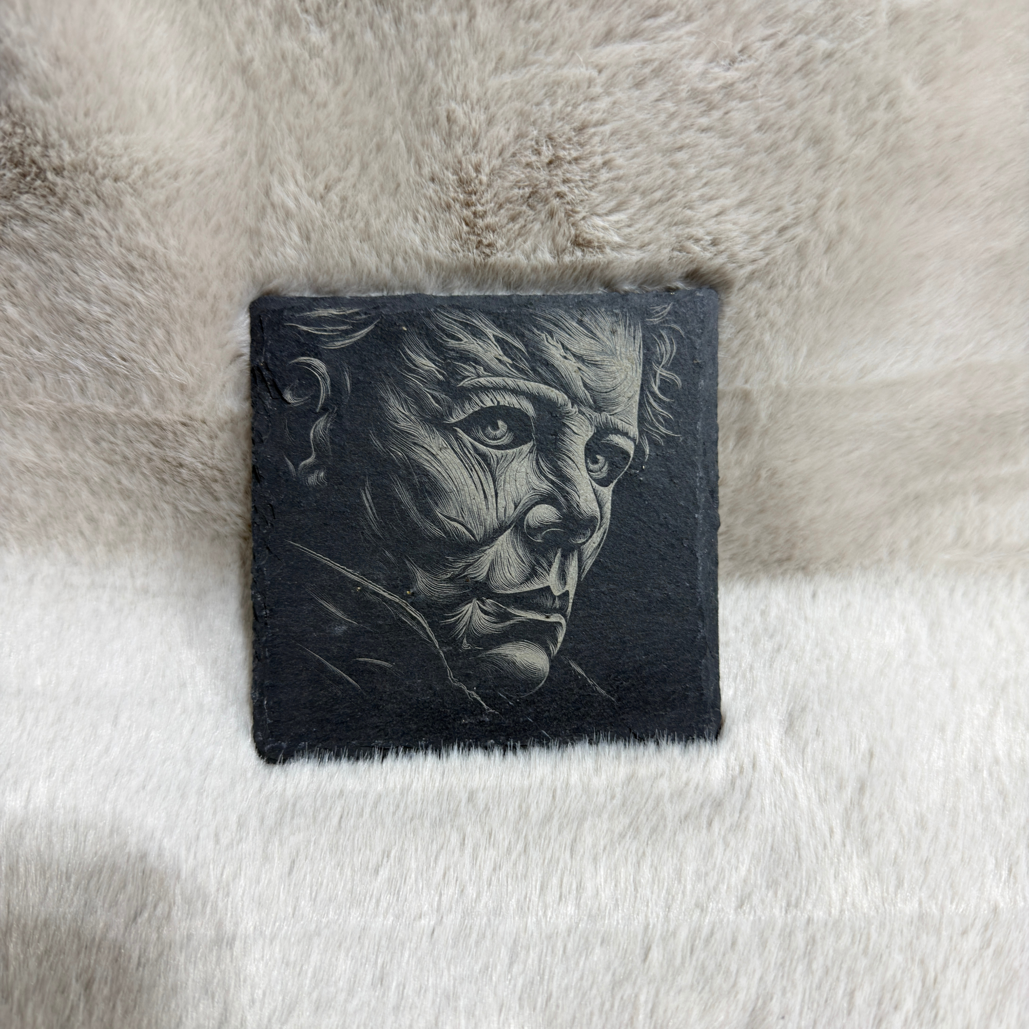 Halloween – Gravure sur ardoise sous verre personnalisée