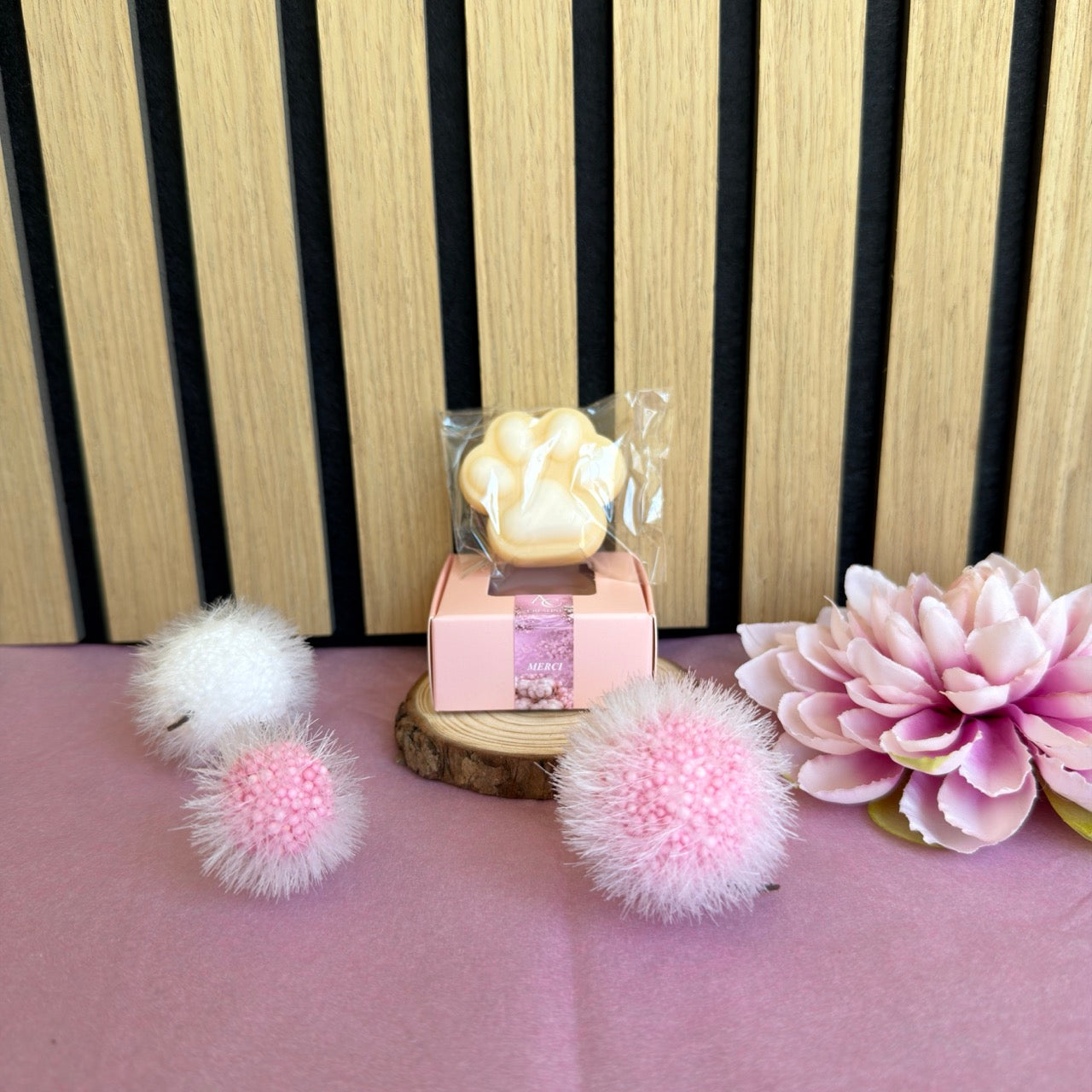 Fondant Parfumé Patte Coco Papaye – Cire de soja naturelle