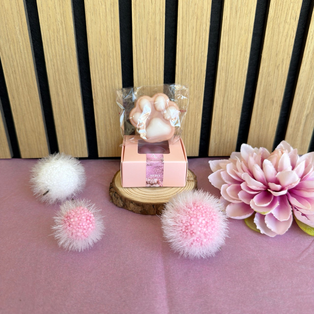 Fondant Parfumé Patte Vanille – Cire de soja naturelle