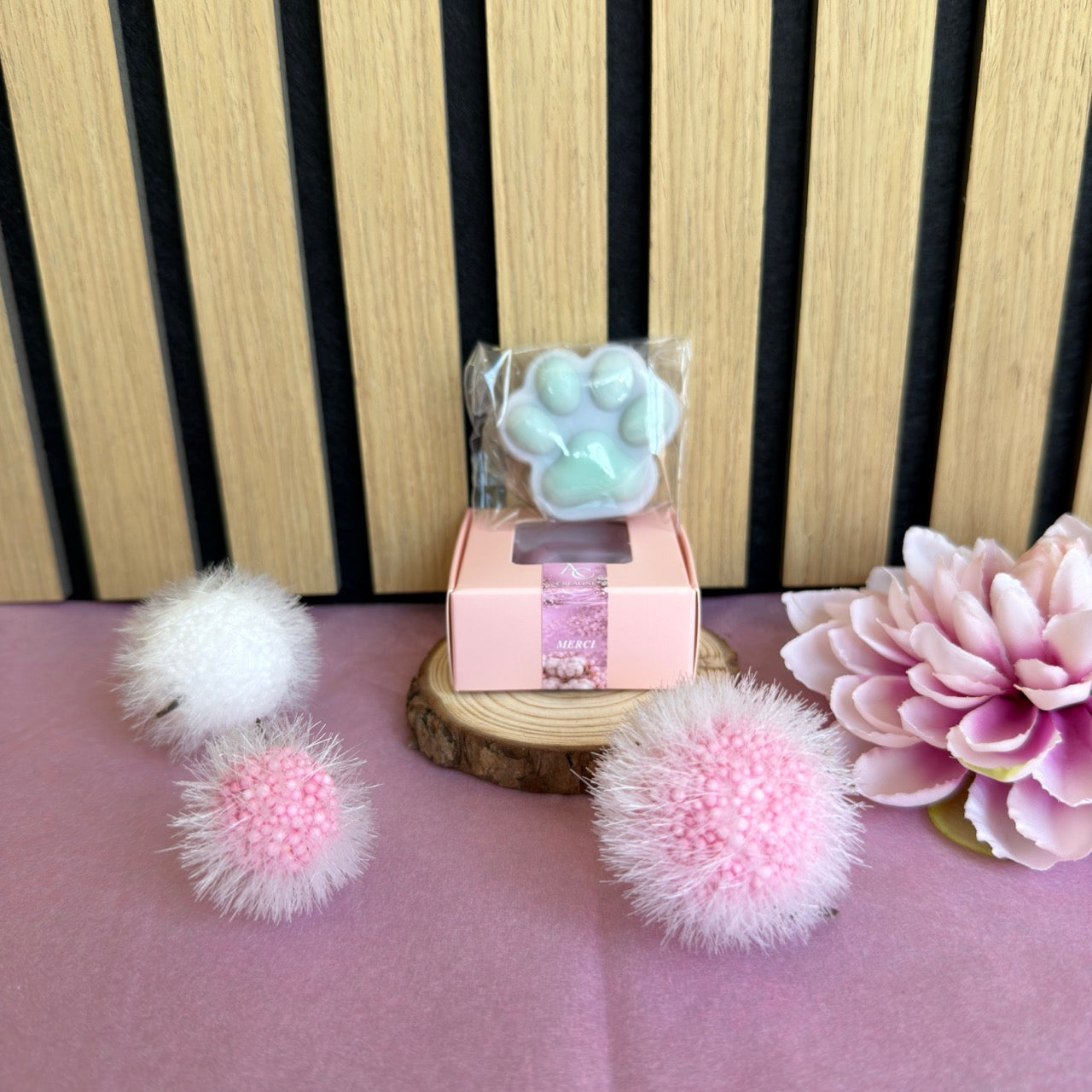 Fondant Parfumé Patte Violette – Cire de soja naturelle