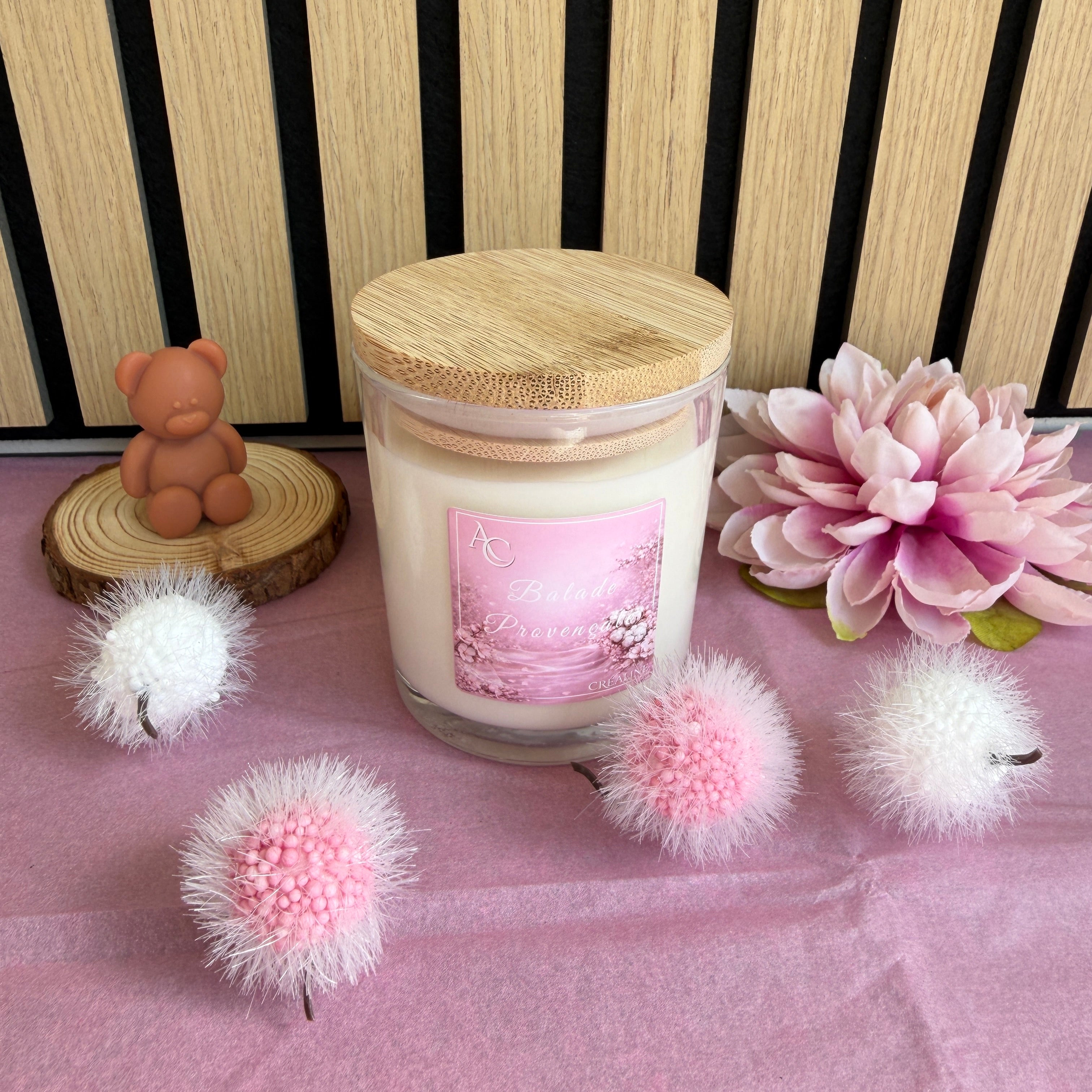 Bougie Balade Provençale - Cire de soja naturelle