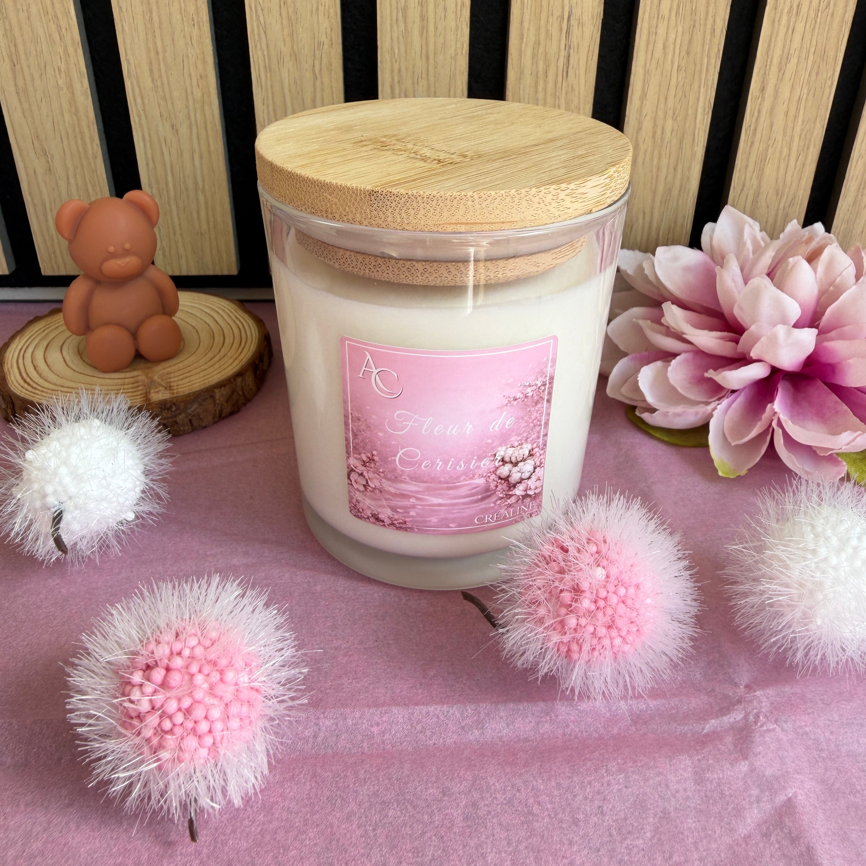 Bougie Fleur de Cerisier - Cire de soja naturelle