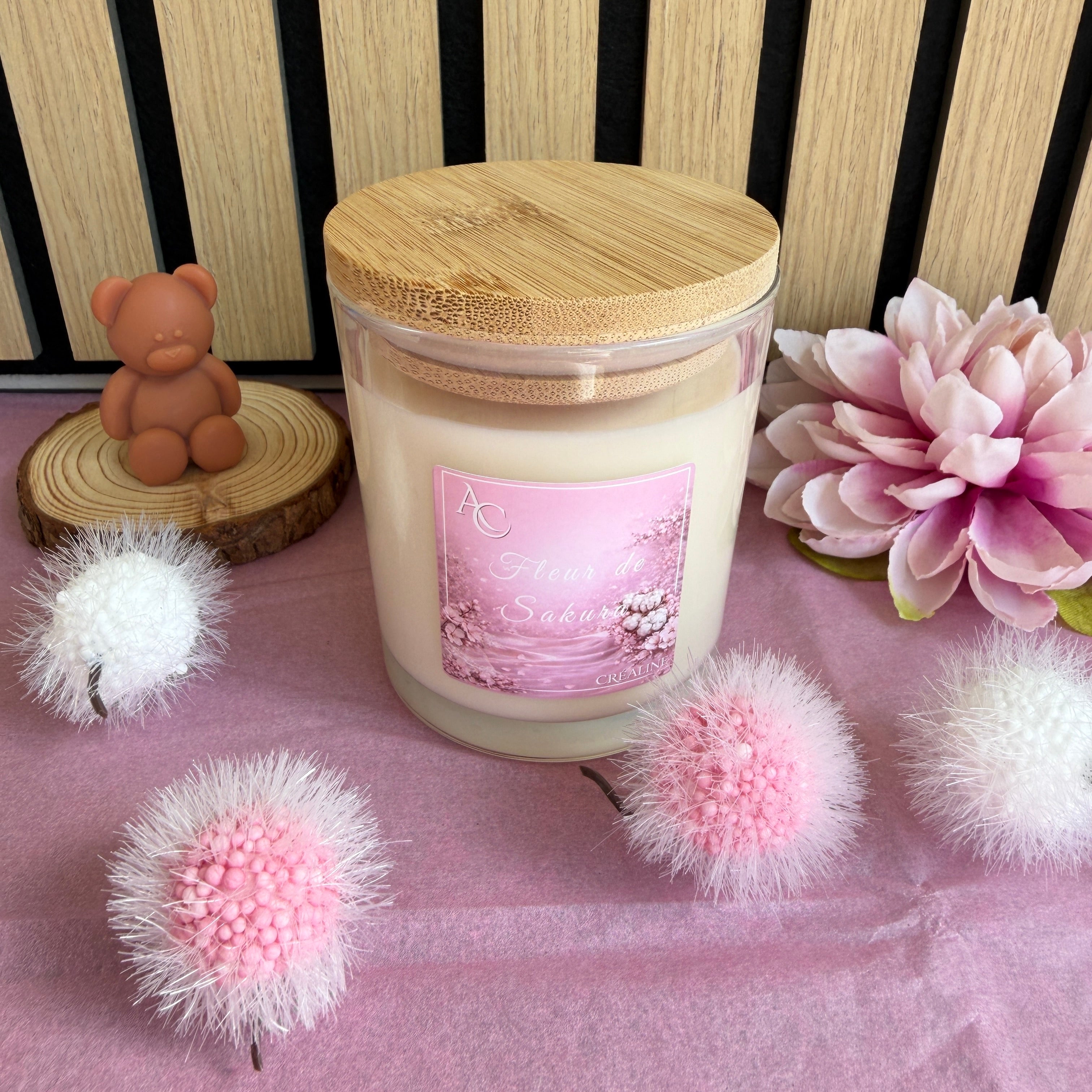 Bougie Fleur de Sakura - Cire de soja naturelle