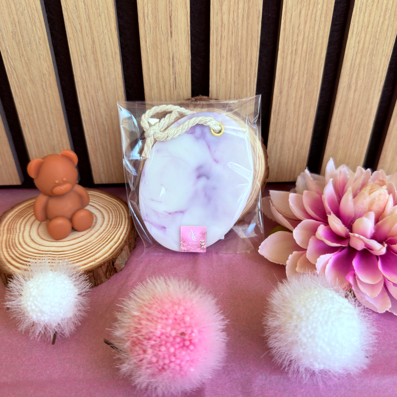 Suspension Parfumée Lavande – Cire de soja naturelle