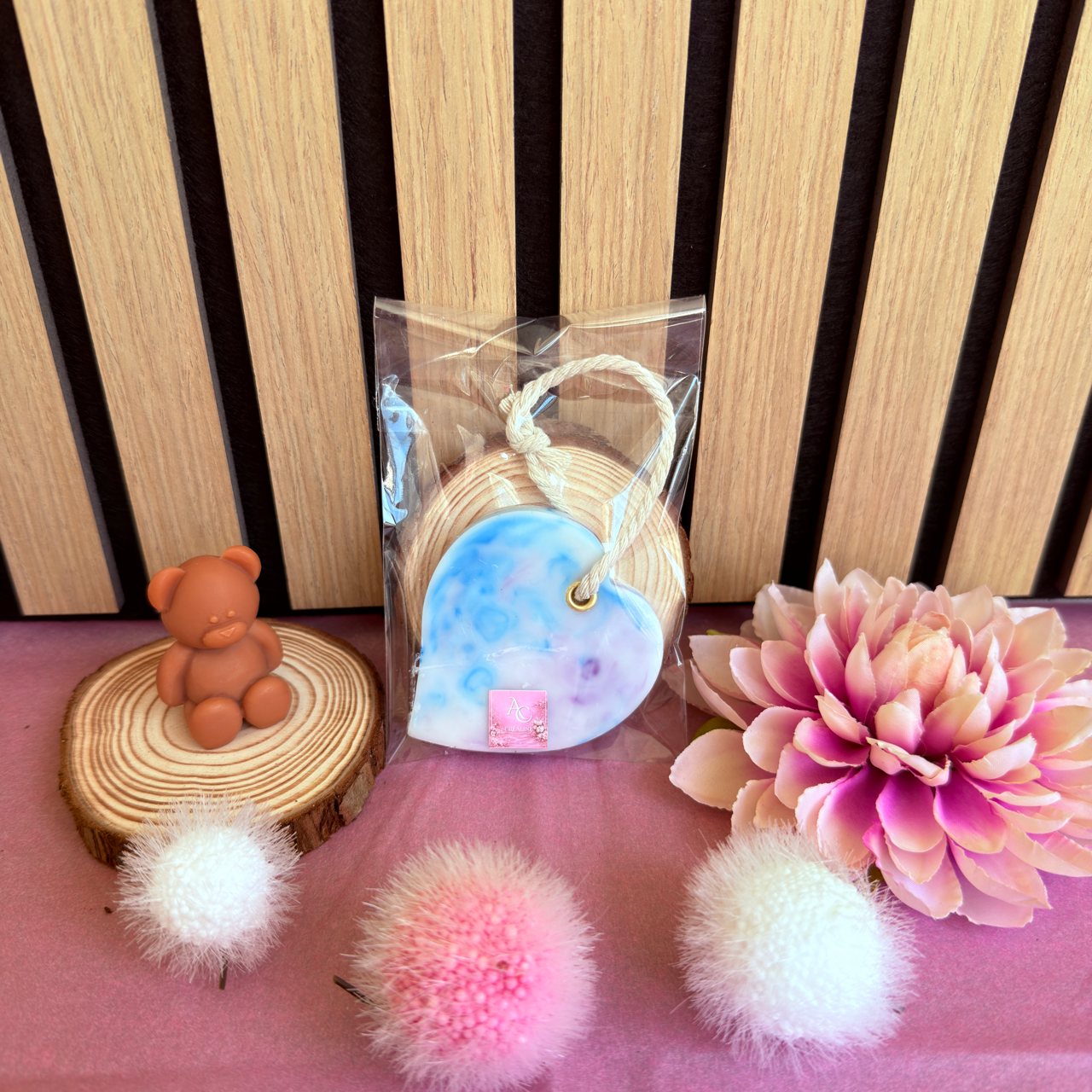 Suspension Parfumée Clémentine Monoï – Cire de soja naturelle