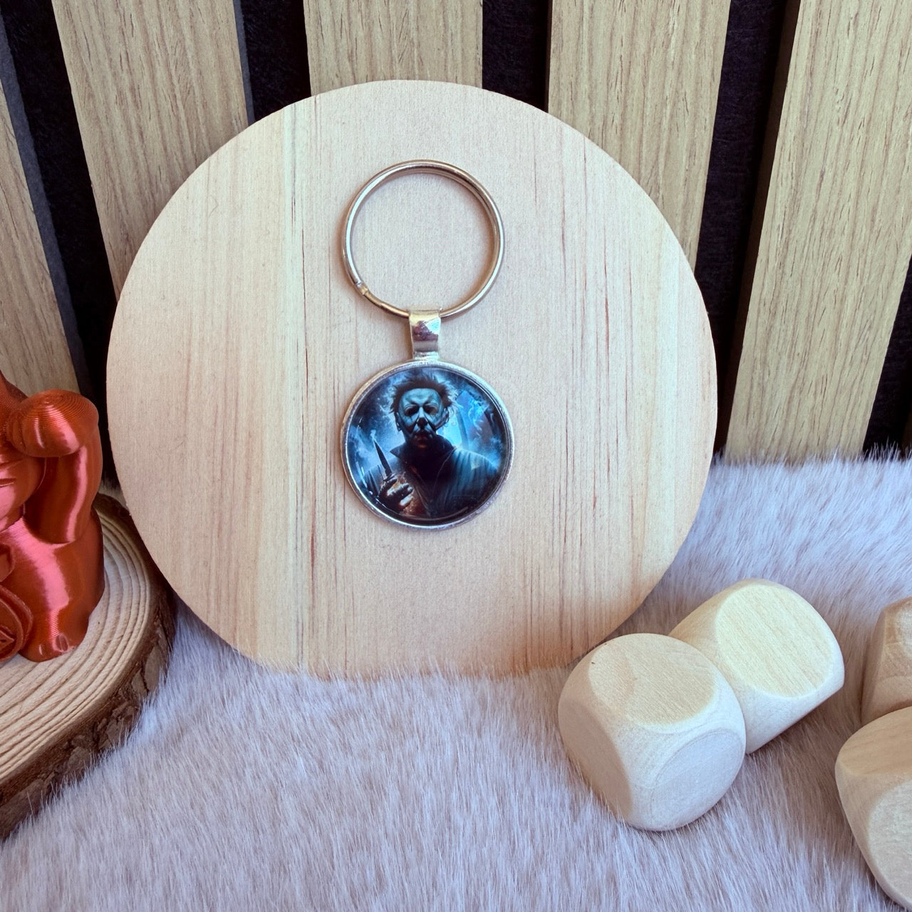 Porte-clés Cabochon – Michael Myers