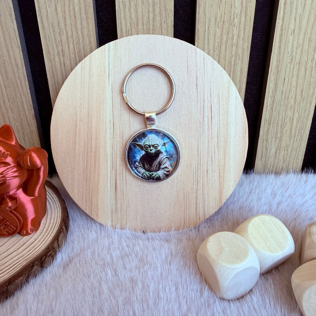 Porte-clés Cabochon – Yoda