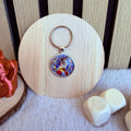 Porte-clés Cabochon – Belle et la Bête