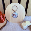 Porte-clés Cabochon – La reine des neiges