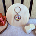 Porte-clés Cabochon – Belle et la Bête v2