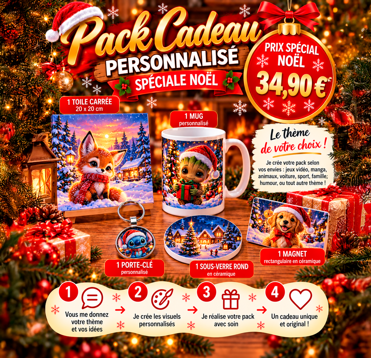 Pack Cadeau Personnalisé