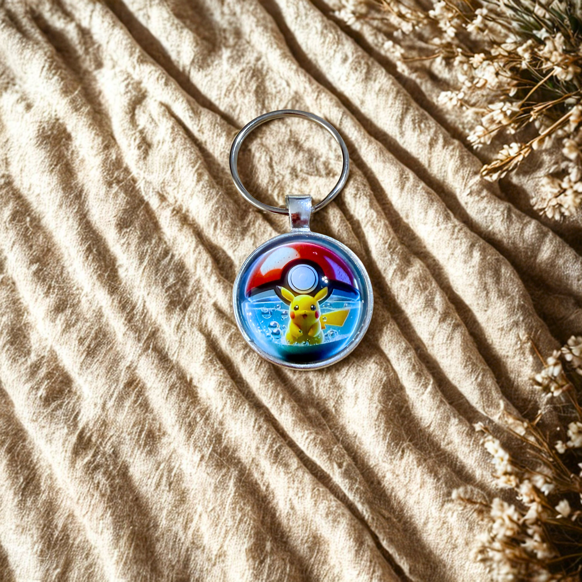 Porte-clés Cabochon – Pikatchu