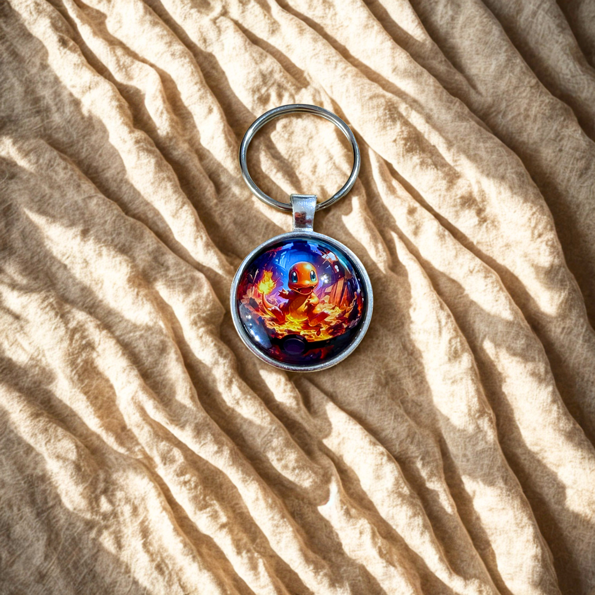 Porte-clés Cabochon – Salamèche