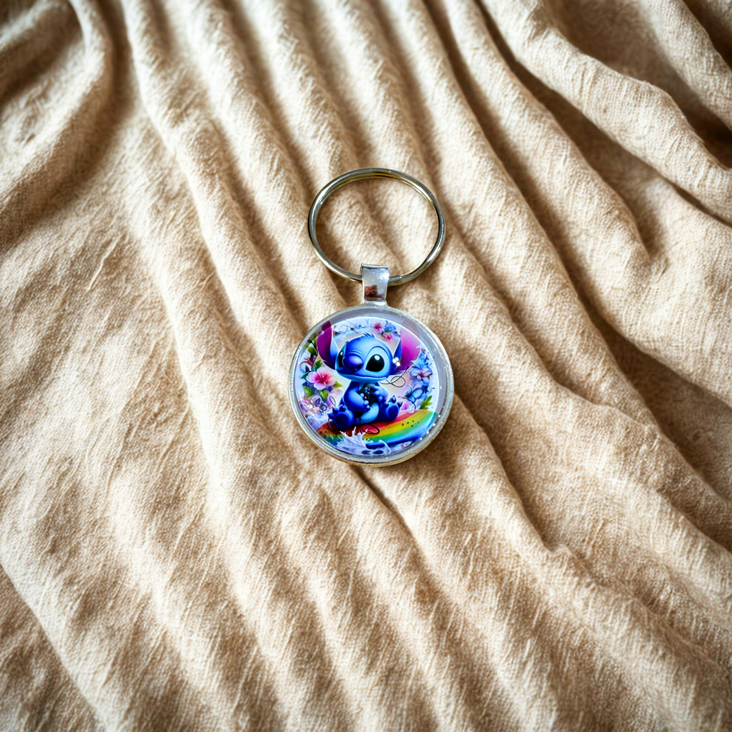 Porte-clés Cabochon – Stitch