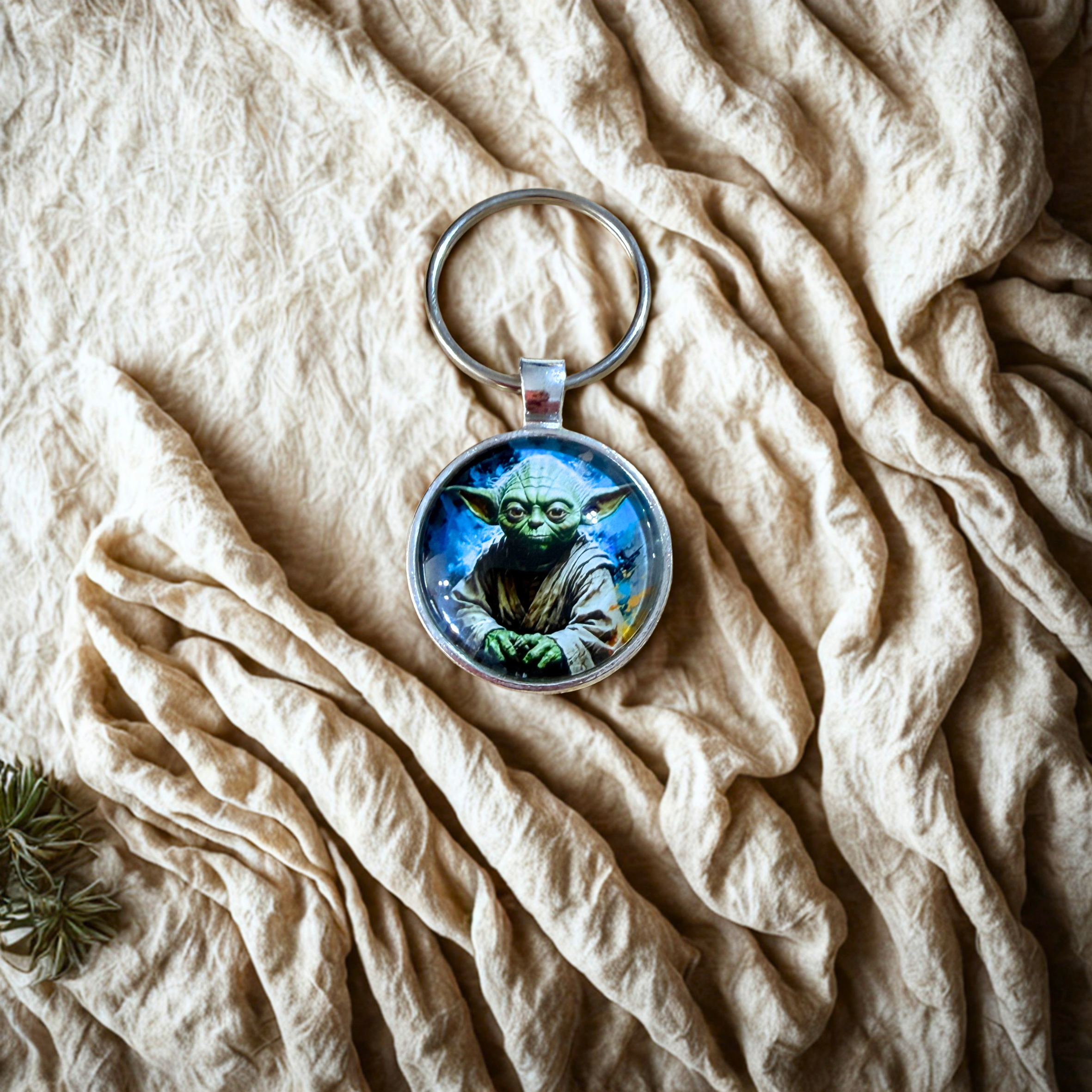 Porte-clés Cabochon – Yoda